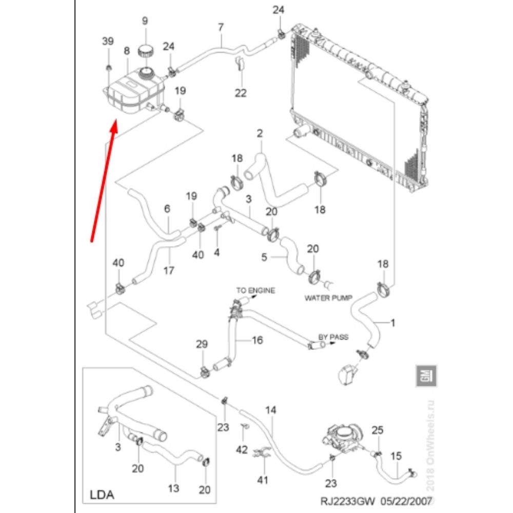 Product Code : 96553429 - Chevrolet Optra Fuel Tank Tank Complete GM Genuine 96553429