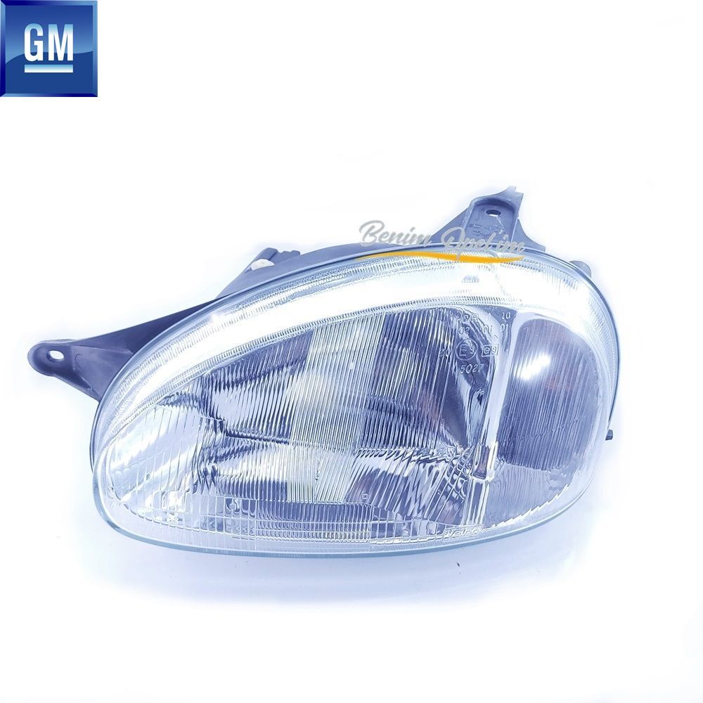 Product Code : 1216486 - Opel Corsa B, Combo B Left Headlamp Motorised GM Original 1216486 - 90444784