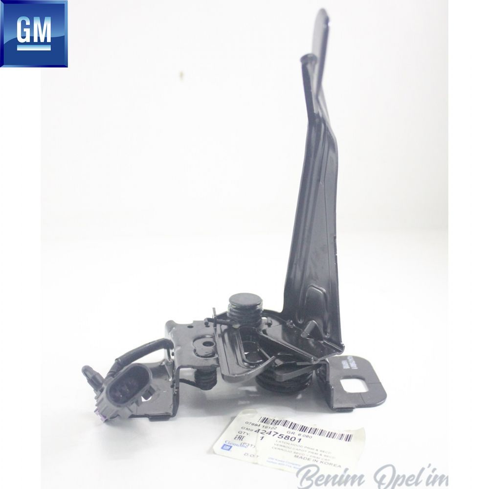 Opel Mokka Engine Bonnet Latch Electric Plug GM Genuine 42525393 - 42475801