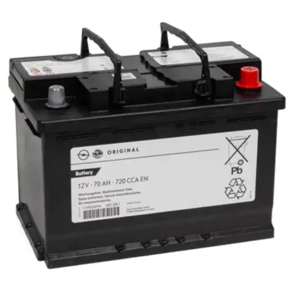 Opel Group Battery 12V 70Amp. 680Ccaen (Eu) GM Original 95530797 - 6201272