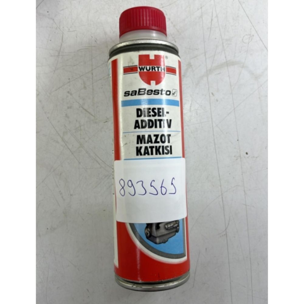 Product Code : 893565 - Automobile Diesel Fuel Additive (Diesel Additıv) 300Ml Würth Original 893565