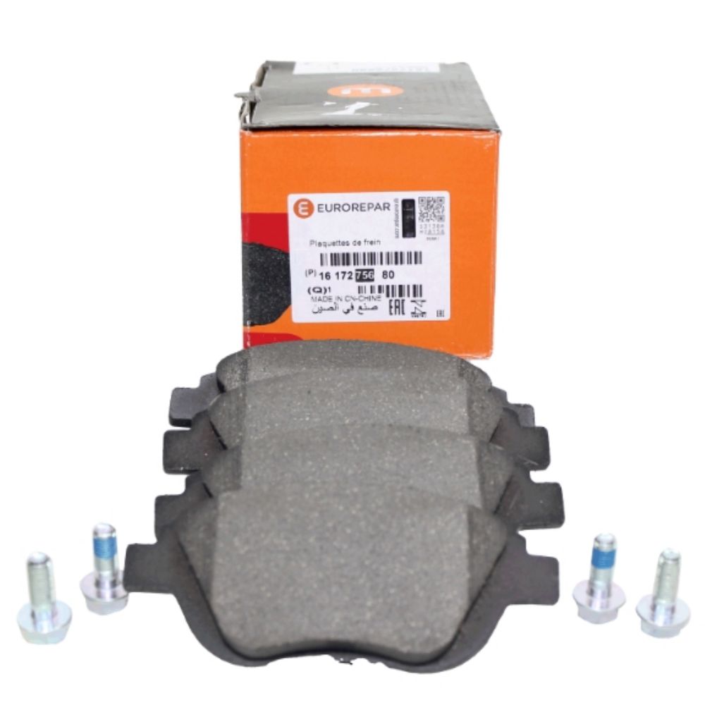 Product Code : 1617275680Eu - Front Brake Pad 15 Inch Opel Crossland X, Peugeot 2008 Mk1, Citroen C3 Mk2, Ds3 Eurorepar Original 1617275680