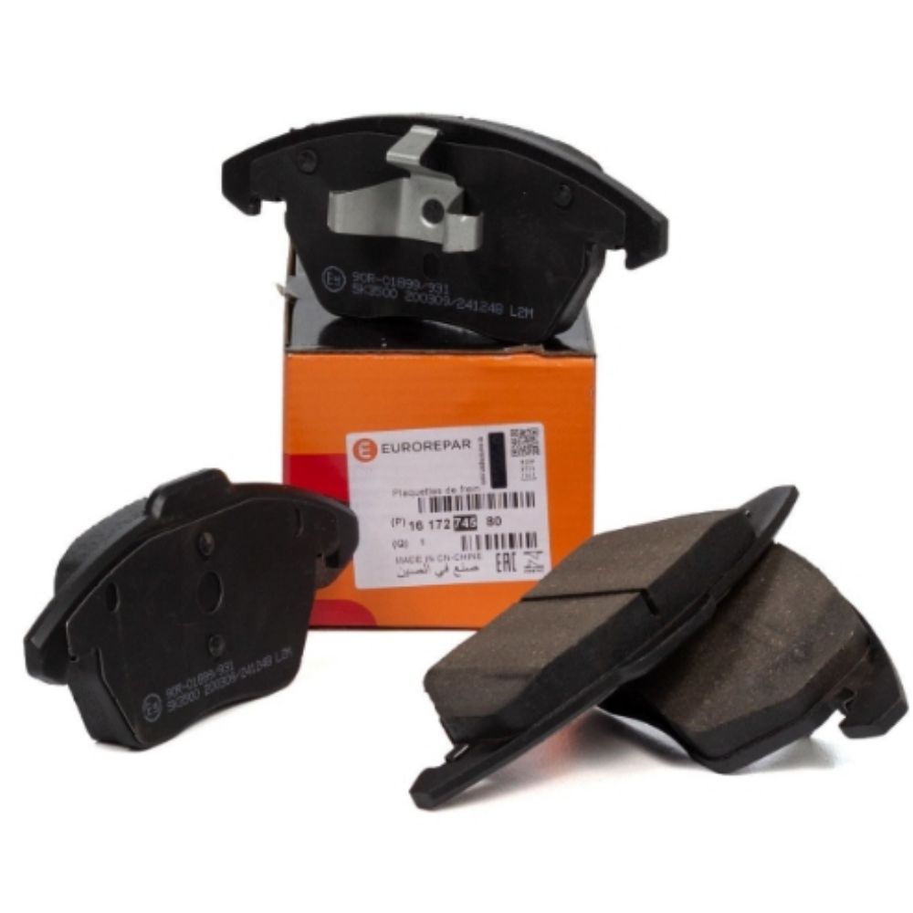 Product Code : 1617274580 - (156Mm) Front Brake Pad Peugeot 207, 208, 3008, 307, 308, 408 / Citroen C4, Rcz / Ford Mondeo Mk3 / Volkswagen Jetta Mk4, Polo Mk5 / Seat Ibiza Mk4 Eurorepar Original 1617274580