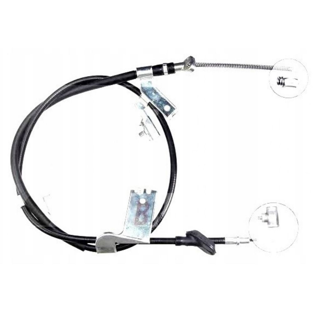 Opel Agila A Rear Brake Cable Left Imported Best Quality 4709864 - 93195342 - 93195342