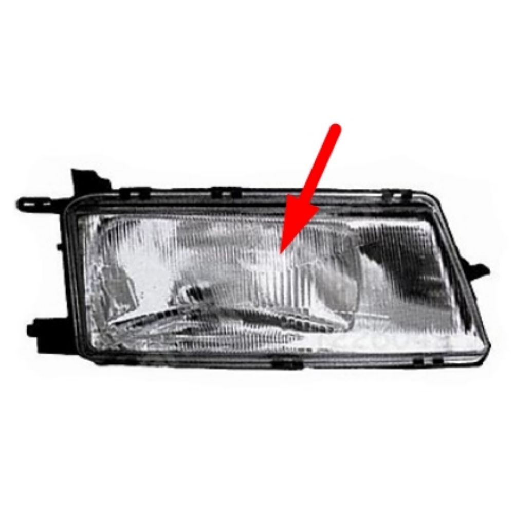 Opel Vectra A Left Headlight Glass 1988 - 1992 1st Class Quality 1216379