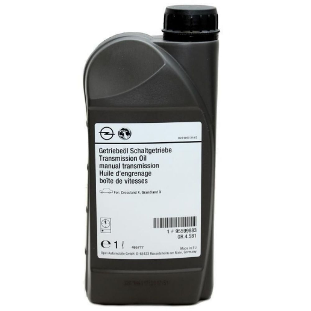 Opel Crossland Manual Transmission Fluid GM Genuine 95599883