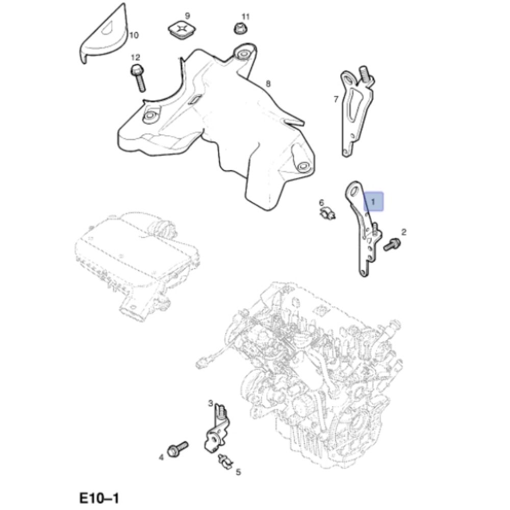 Product Code : 93192447 - Opel Movano A, Renault Master Engine Bracket 93192447 - 4418056