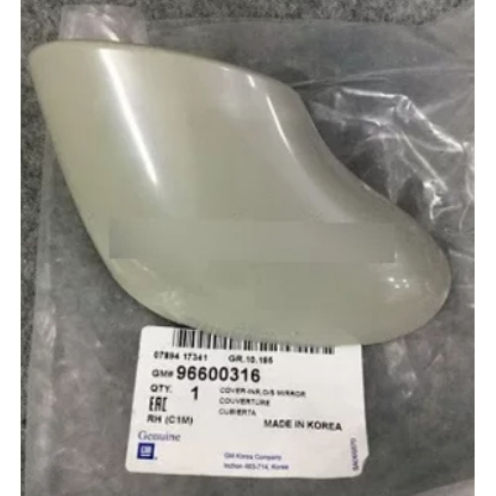 Chevrolet Spark Left Outside Rear View Mirror Dip Cover GM Genuine 96600316