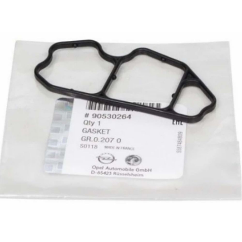 Opel Corsa D A14Xer Engine Oil Filter Housing Lower Gasket GM Original 90530264 - 650953