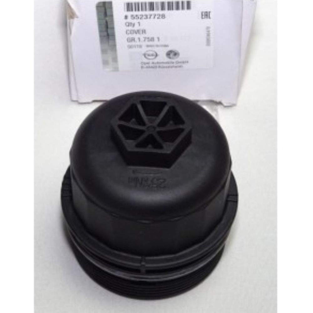 Product Code : 55237728 - Opel Astra J, Corsa D, Combo D Oil Filter Cap A13Dt A13Dtj Engine GM Genuine 55237728 - 650177