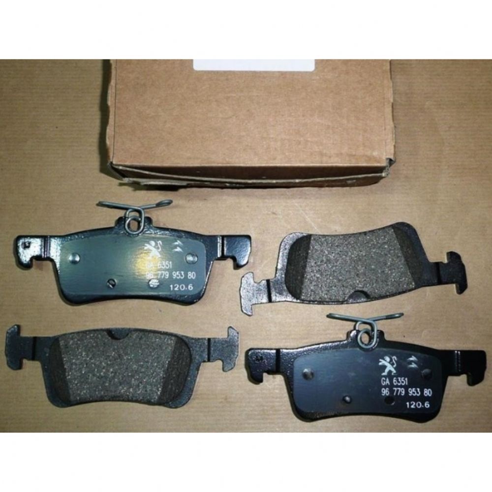 Product Code : 1610814180 - Peugeot 308 Mk3 123Mm Rear Brake Pad PSA Genuine 1610814180