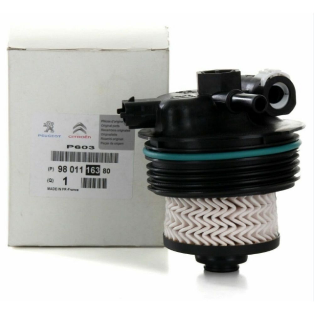 Product Code : 9801116380 - Fuel Filter Clamshell 1.6 Hdi 2.0 Hdi Engine Opel Crossland / Peugeot 2008, 208, 3008, 301, 308, 5008, 508, Expert Mk4, Partner / Citroen Berlingo, C3, C4, C5, Jumpy Mk4 PSA Genuine 9801116380