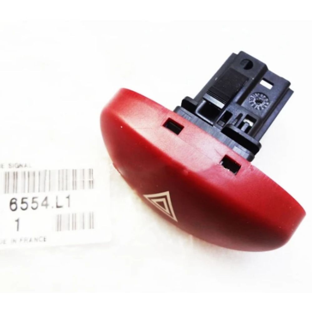 Product Code : 6554L1 - Peugeot 206 Hazard Flasher Warning Button PSA Genuine 6554L1