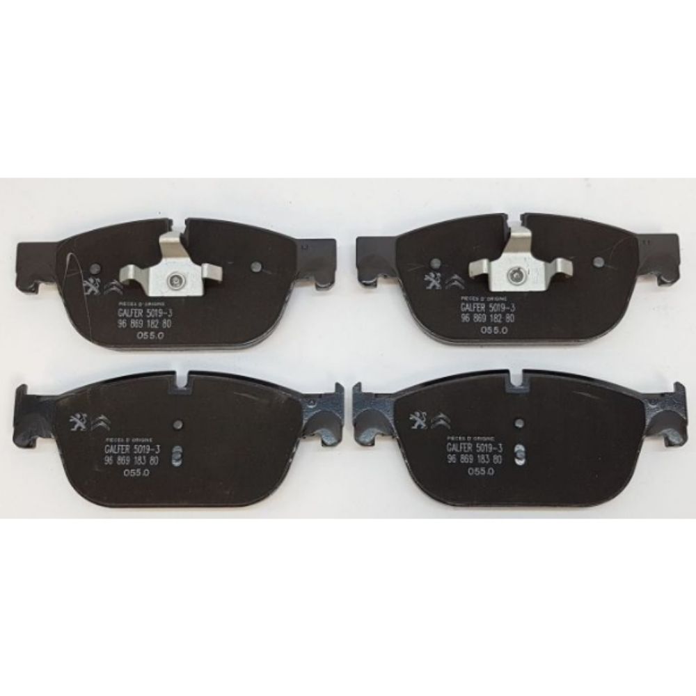 Product Code : 1610104080 - Front Brake Pad 180MM Peugeot 308, 407, 508 / Citroen C5, C6, DS4, DS5 PSA Genuine 1610104080