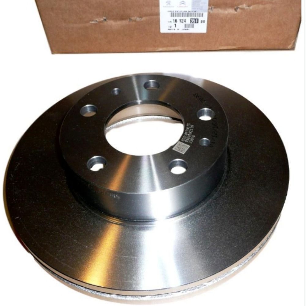 Product Code : 1612435180 - Front Brake Disc 15 Inch Peugeot Boxer, Fiat Ducato, Citroen Jumper 2.2 HDI 3.0 HDI 06> PSA Original 1612435180