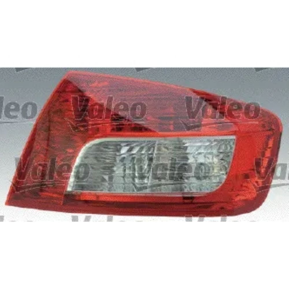 Peugeot 407 Left Rear Taillight Transparent Red PSA Original 6350.HP