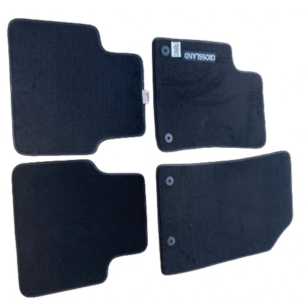 Product Code : LTROP0012 - New Opel Crossland Carpet Floor Mats Black Crossland Written PSA Original LTROP0012