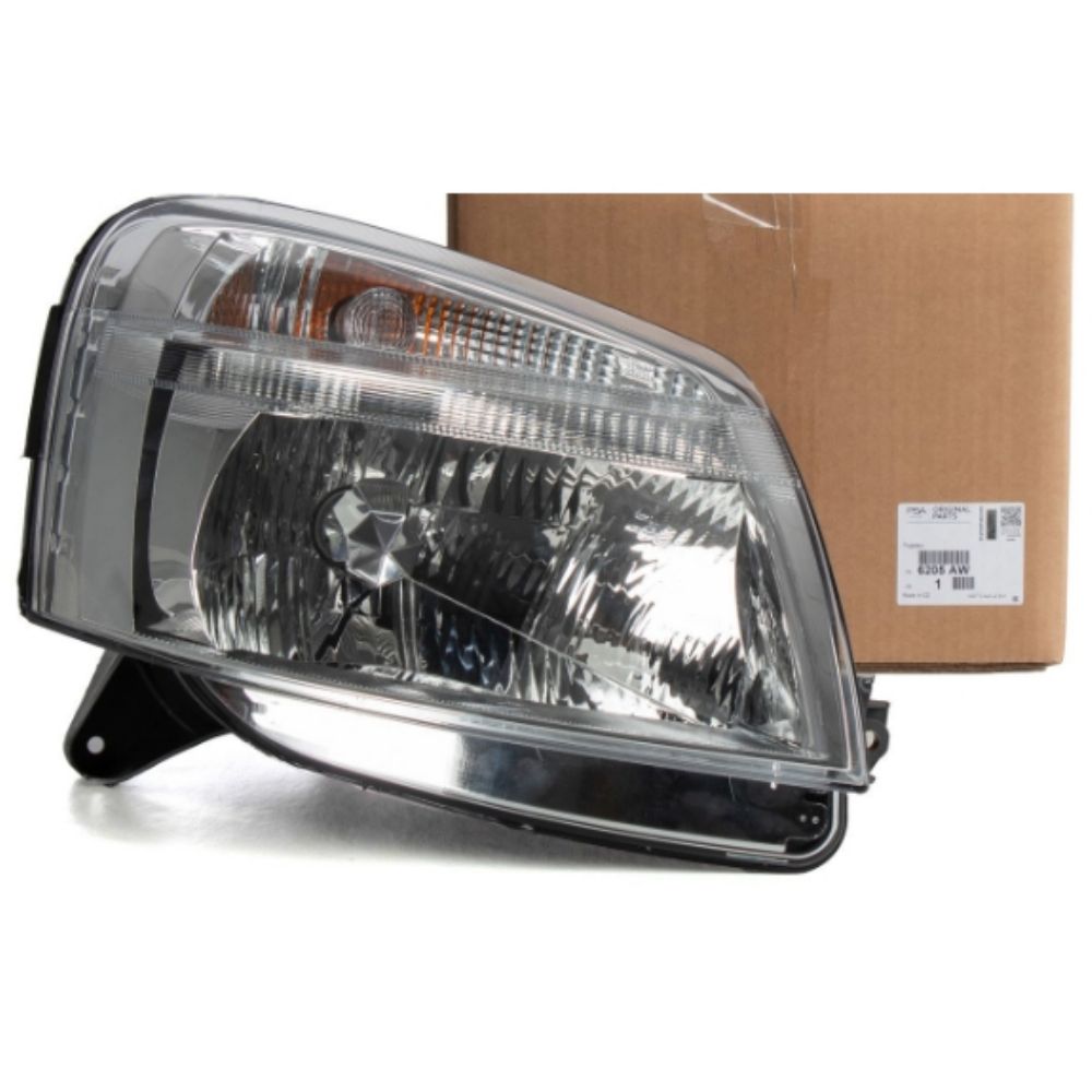 Product Code : 6205AW - Peugeot Partner, Citroen Berlingo Right Headlamp PSA Original 6205.AW