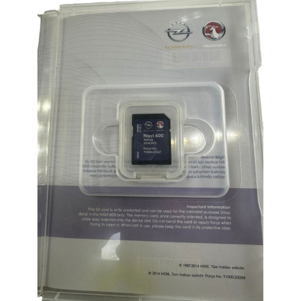 Product Code : 1730193 - Opel, Vauxhall Navigation SD Card GM Genuine 1730193 - 39004500