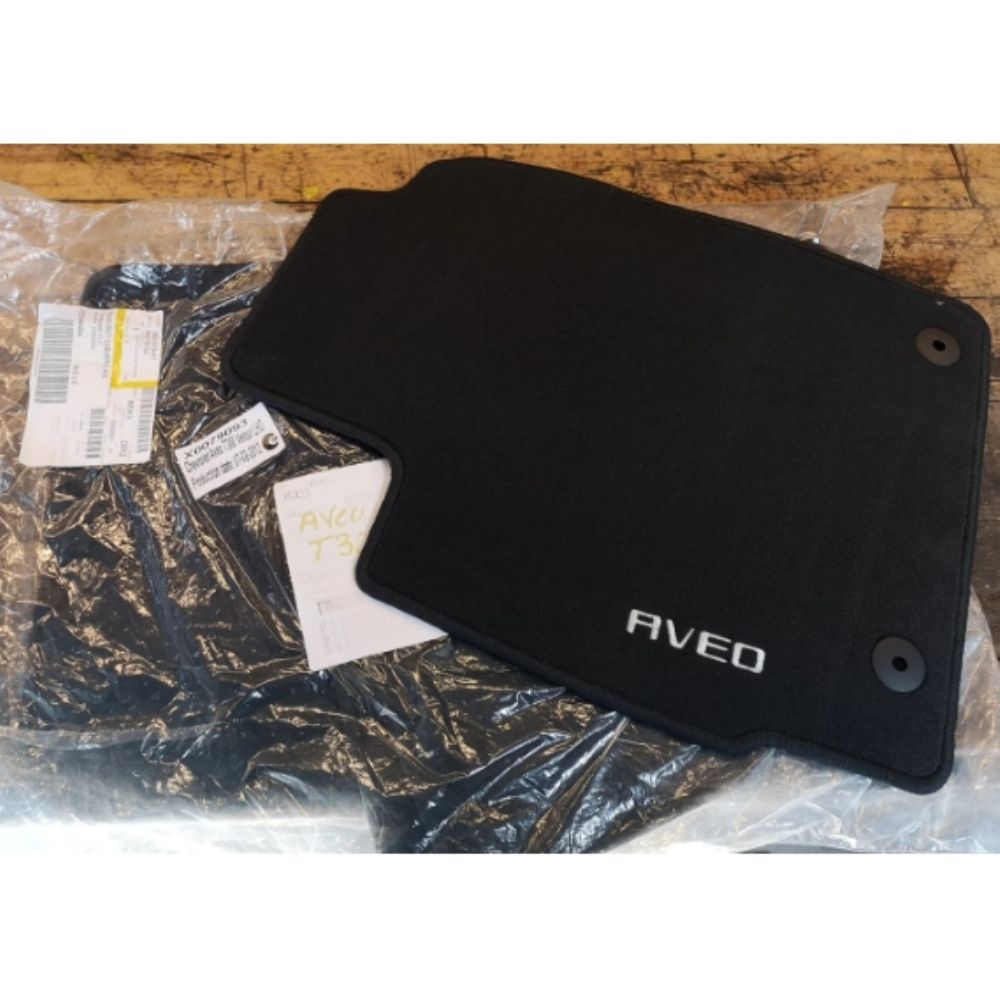 Product Code : X0079093 - Chevrolet Aveo T300 Carpet Floor Mats Black GM Genuine X0079093 - 95598785