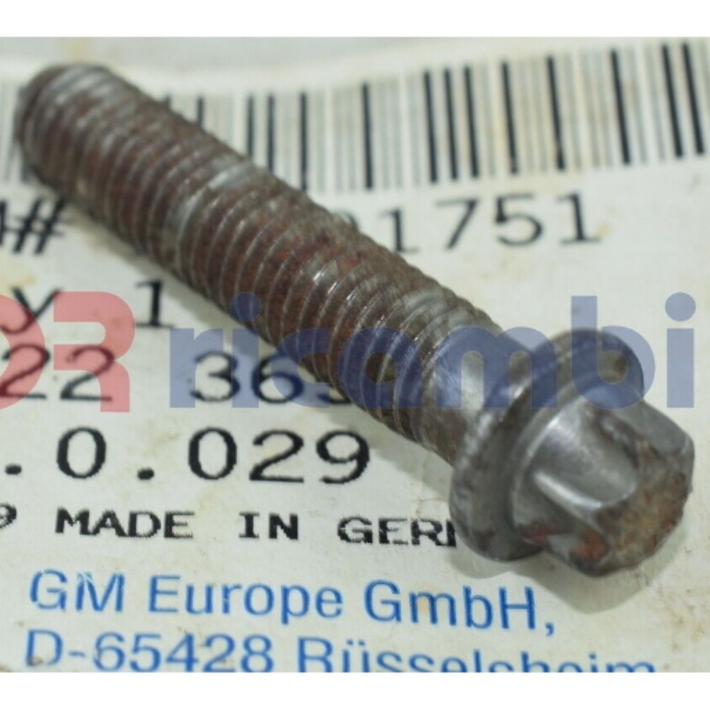 Product Code : 622365 - Opel Corsa C, Corsa D 12 Thread Bolt M6X35MM GM Genuine 622365 - 24401751