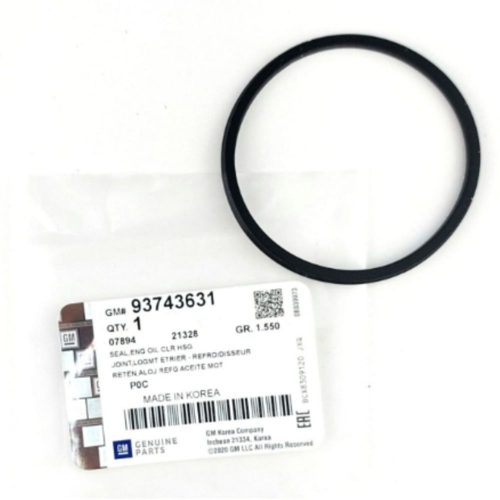 Chevrolet Captiva Oil Cooler Gasket GM Genuine 93743631 - 4807968