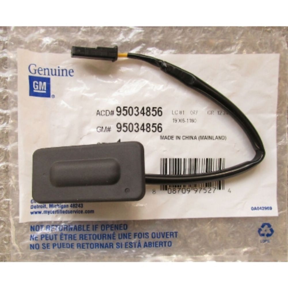 Product Code : 95034856 - Opel Mokka Rear Boot Release Button (Key or Button) GM Genuine 95034856 - 1240898