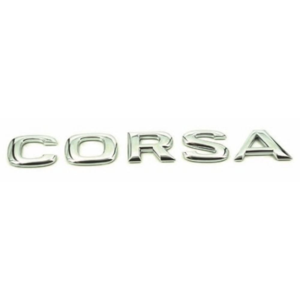 Product Code : 177102 - Opel Corsa C Boot Corsa Lettering Chrome GM Original 177102 - 9165793