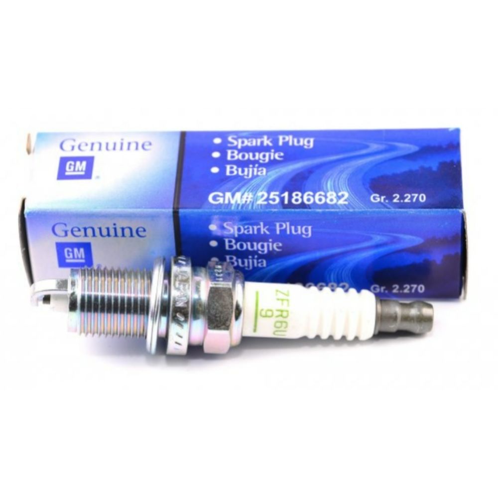 Product Code : 25186682 - Single Nail Spark Plug Opel Astra H, Zafira B, Mokka, Chevrolet Trax, Aveo T300 A16XER/ Z16XER B16XER/ A18XER/ Z18XER/ F14D4 GM Genuine 25186682 - 25193474