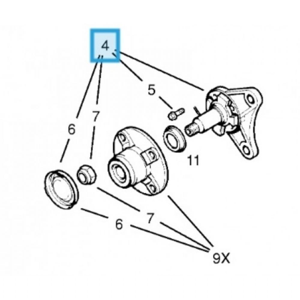 Product Code : 9196295 - Opel Corsa C Left Rear Porch Abs Sensor GM Original 9196295 - 418128