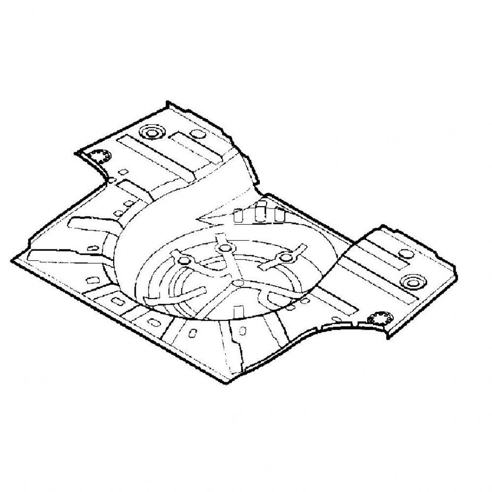 Product Code : 13115247 - Opel Vectra C Rear Boot Floor Stepper Spare Tyre Sheet GM Genuine 13115247 - 180073