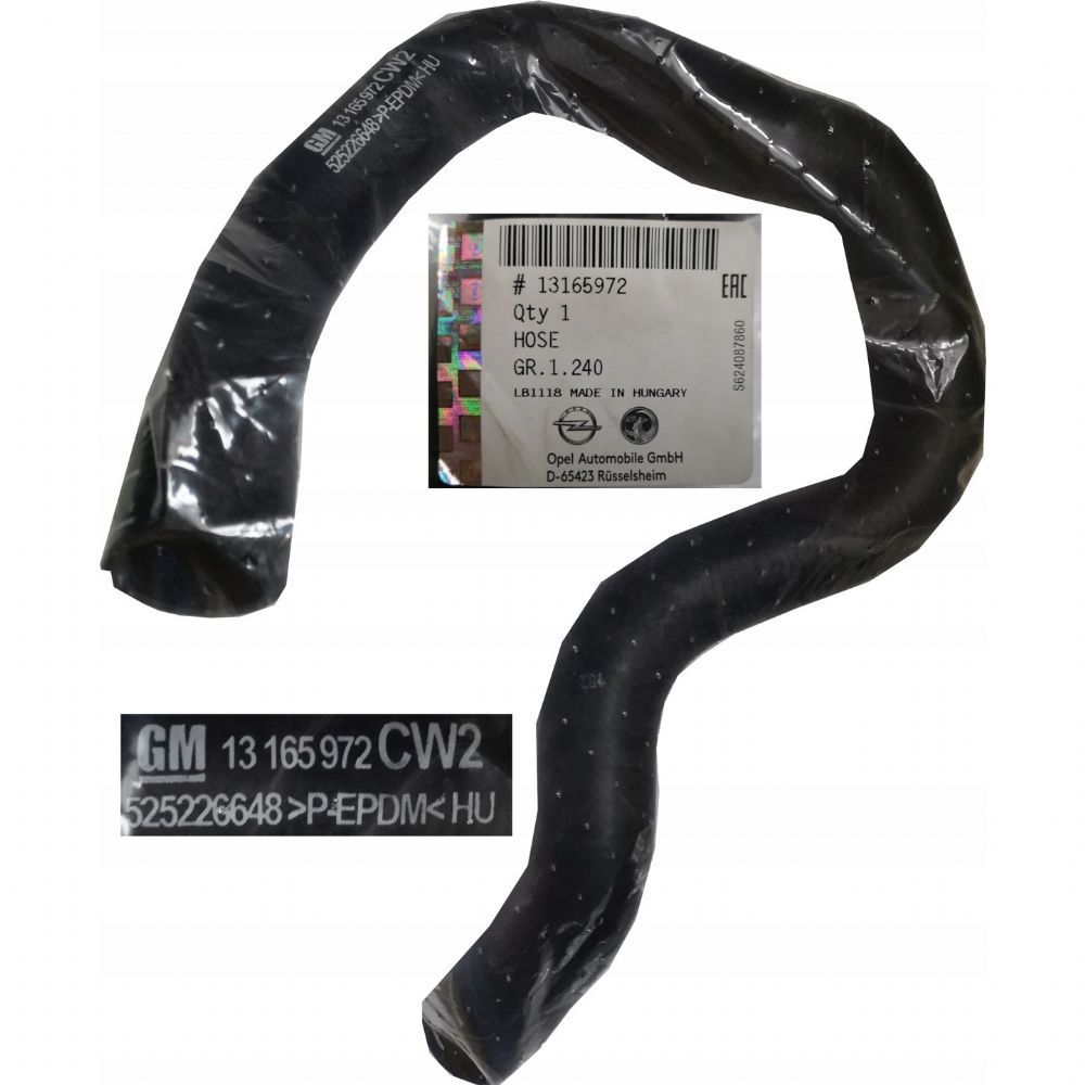 Product Code : 13165972 - Opel Astra H Radiator Inlet Hose 1.3 Engine (CW2) GM Genuine 13165972