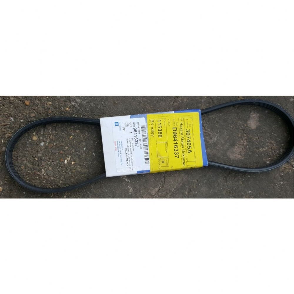 Product Code : 25182777 - Chevrolet Aveo Steering Pump Belt 4PK 830 GM Genuine 25182777 - 96416337