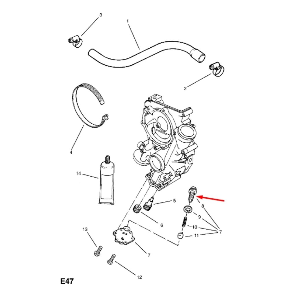 Product Code : 3430552 - Opel Omega A Oil Pumping Bolt GM Original 3430552 - 646804