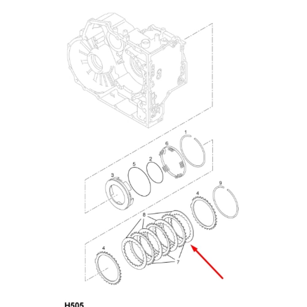 Opel Corsa D Automatic Transmission Plate GM Genuine 711345 - 9120641