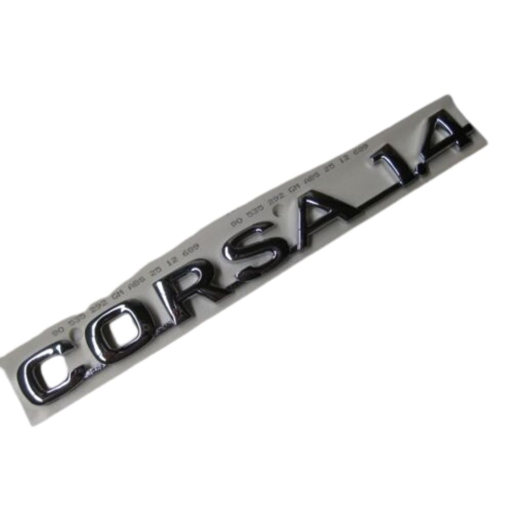 Product Code : 90543005 - Opel Corsa C Rear Boot Corsa 1.4 Lettering Emblem GM Original 90543005 - 5177127