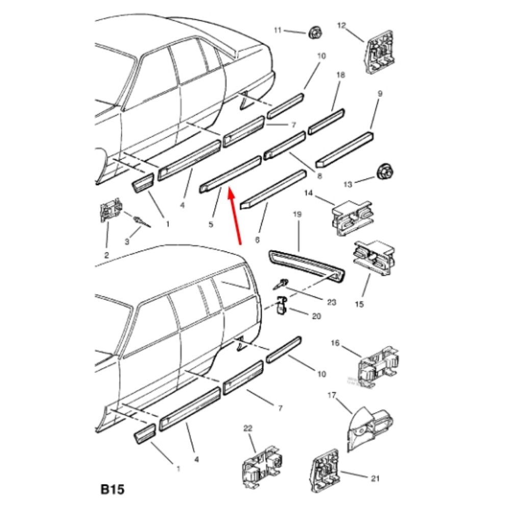 Product Code : 90406423 - Opel Omega A Left Front Door Band GM Original 90406423 - 171871