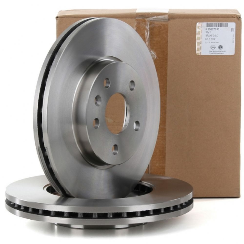 Product Code : 569073 - Front Brake Disc Set 15 Inch 276mm Opel Astra J, Chevrolet Cruze GM Genuine 569073 - 95527030