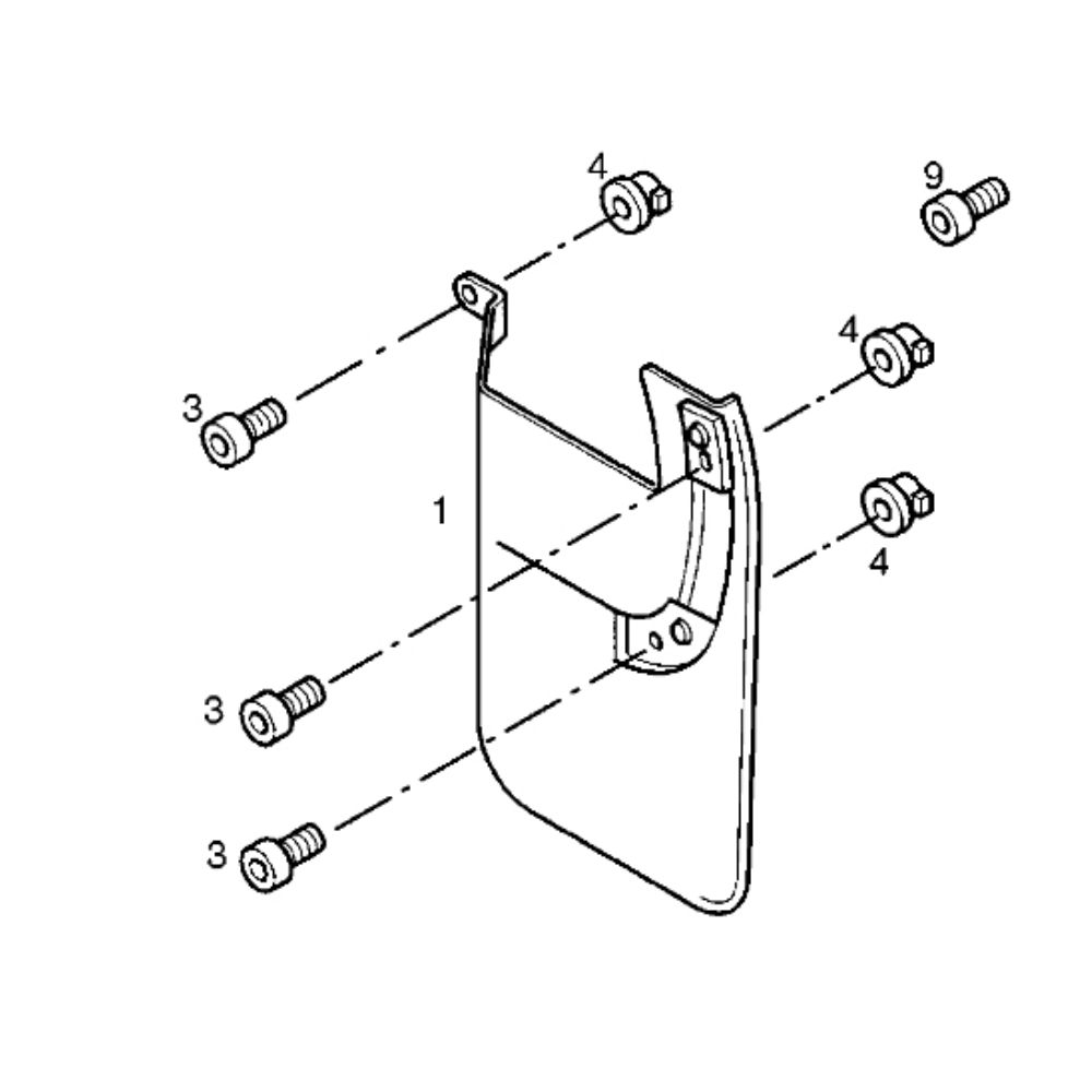 Left Front Boot Opel Movano A, Renault Master GM Genuine 9160719 - 4500419