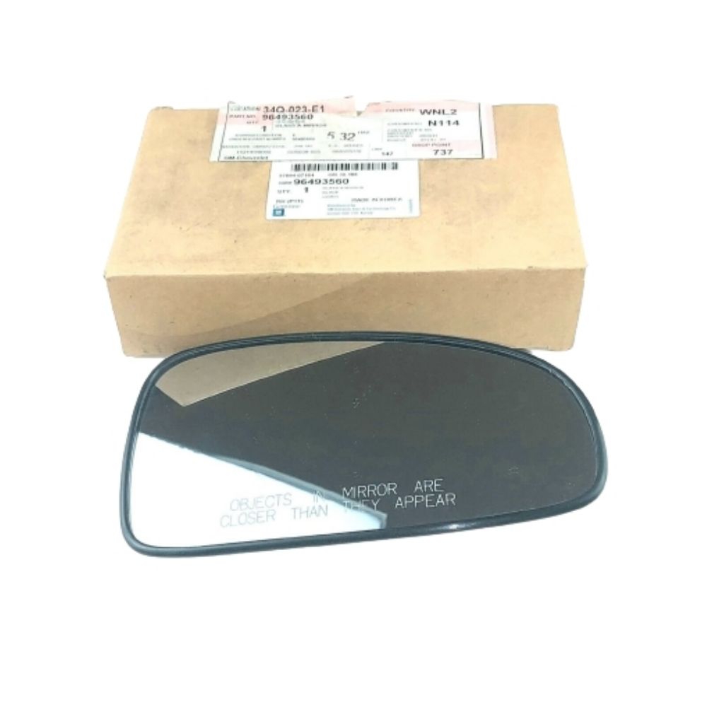 Chevrolet Kalos Right Outside Rear View Mirror Glass GM Genuine 96493557