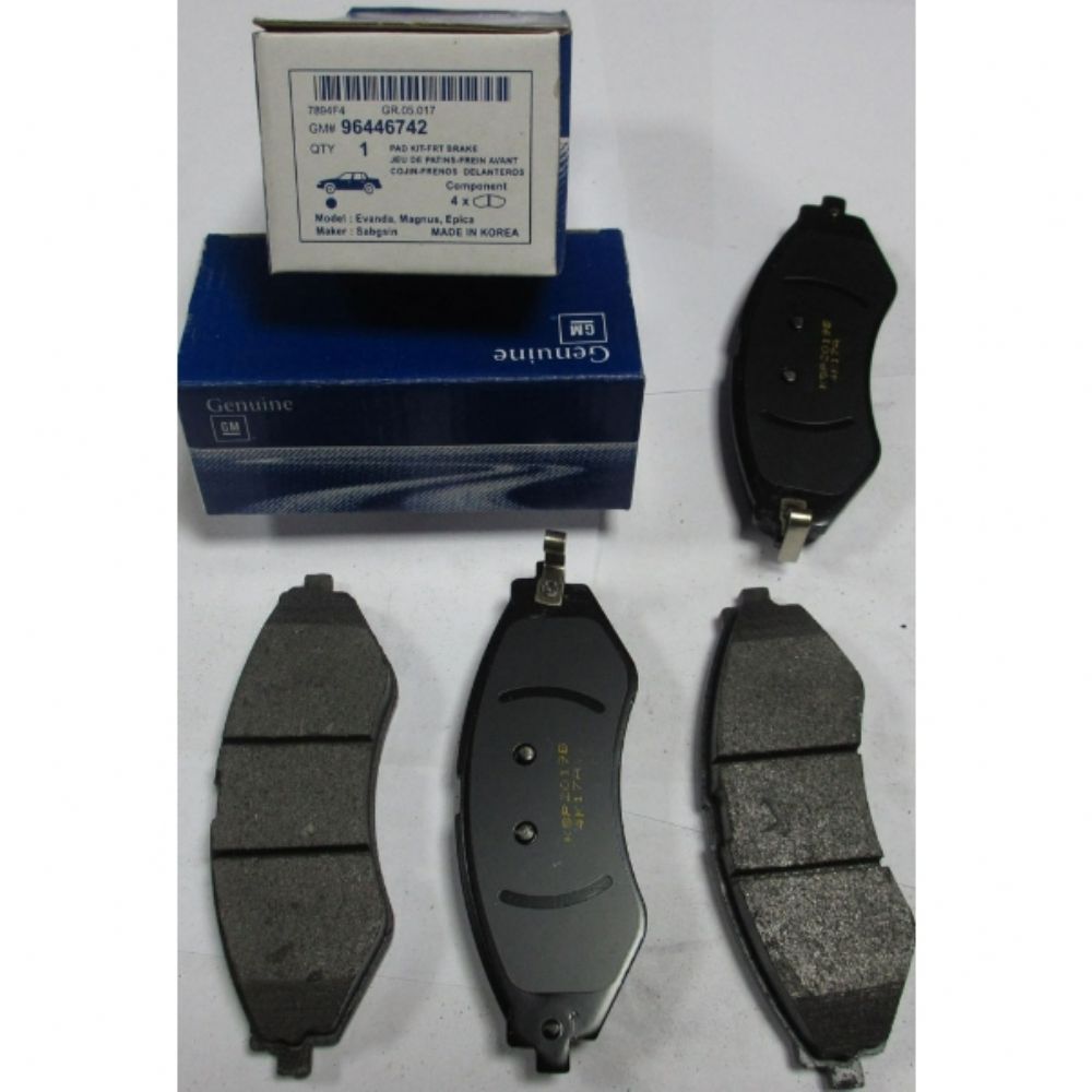 Product Code : 96446742 - Chevrolet Evanda Front Brake Pad GM Genuine 96446742 - 96495227