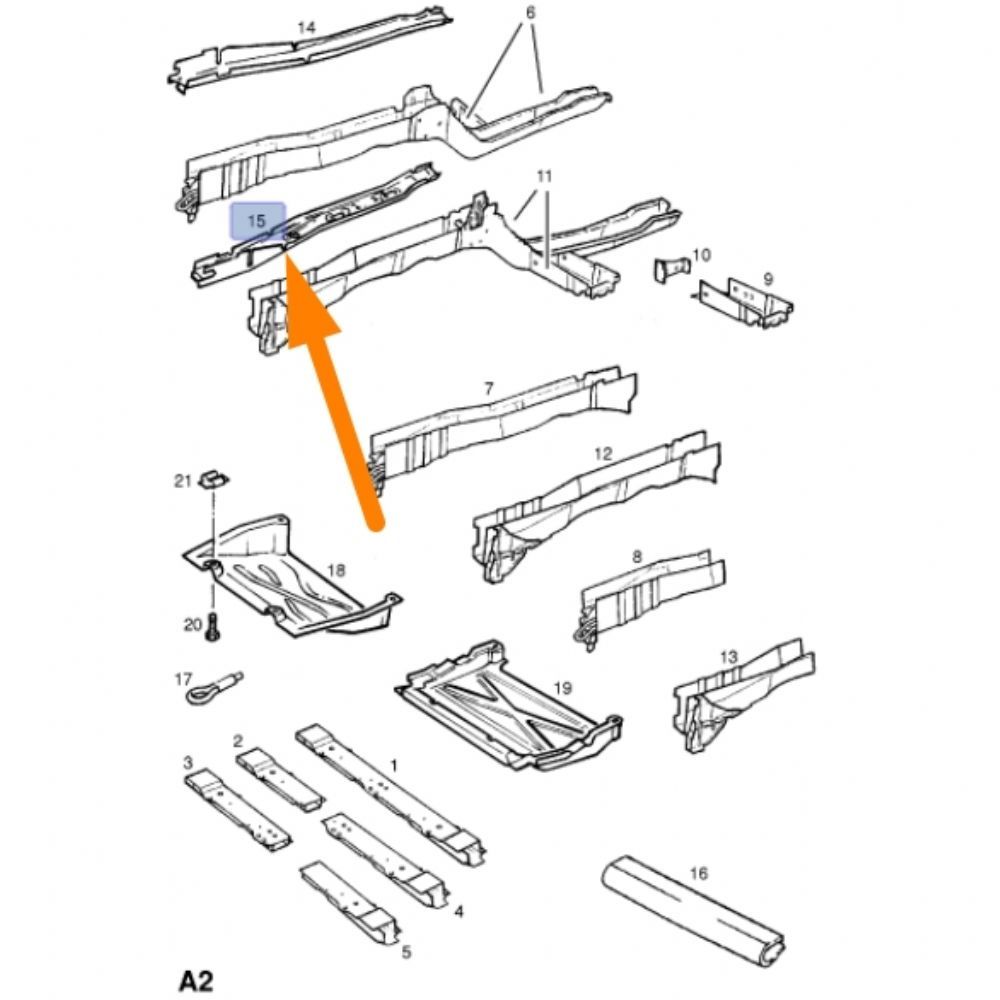 Product Code : 90494753 - Opel Omega B Left Upper Chassis Cover Sheet GM Original 90494753 - 5212455