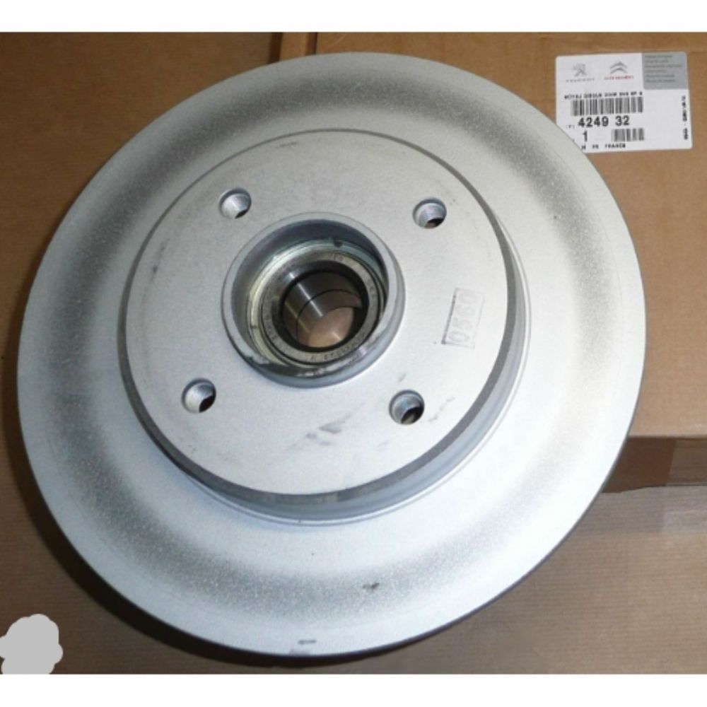 Product Code : 424932 - Opel Crossland X, Peugeot 207/307/207/208/2008, Citroen C4 Rear Brake Disc PORIAL Type (FLAT DIAMETER 249 MM THICKNESS 9 MM) GM Genuine 424932 - 3648487