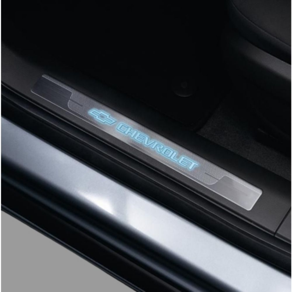 Chevrolet Cruze Exterior Side Sill Covering Complete Chevrolet Written Light Type GM Original 95240239