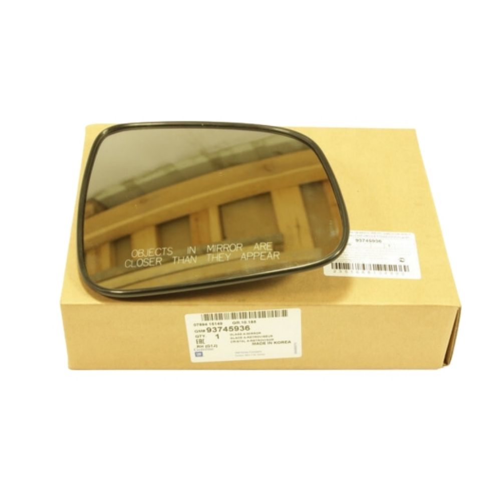 Product Code : 93745934 - Chevrolet Lacetti Right Outside Rear View Mirror Glass GM Genuine 93745934