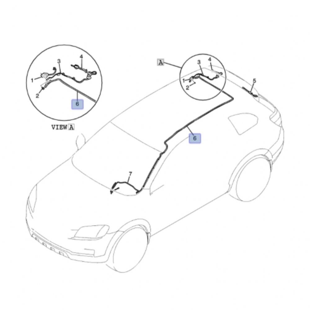 Product Code : 25966732 - Chevrolet Captiva C100/C140 Interior Roof Wiring Harness GM Genuine 25966732