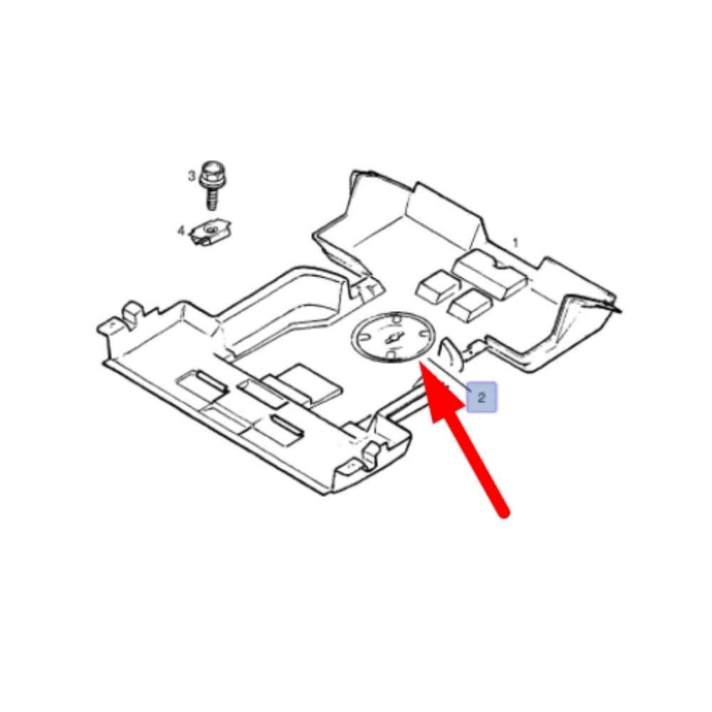 Product Code : 5212653 - Opel Omega B Top Petrol Tank Cover GM Original 5212653 - 24438036