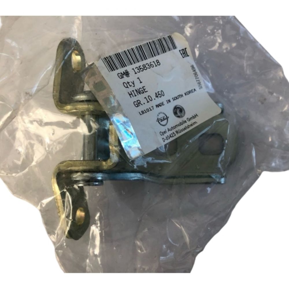 Product Code : 13583618 - Lower Right Front Door Hinge Opel Insignia B, Astra K, Crossland X, Adam GM Original 13583618