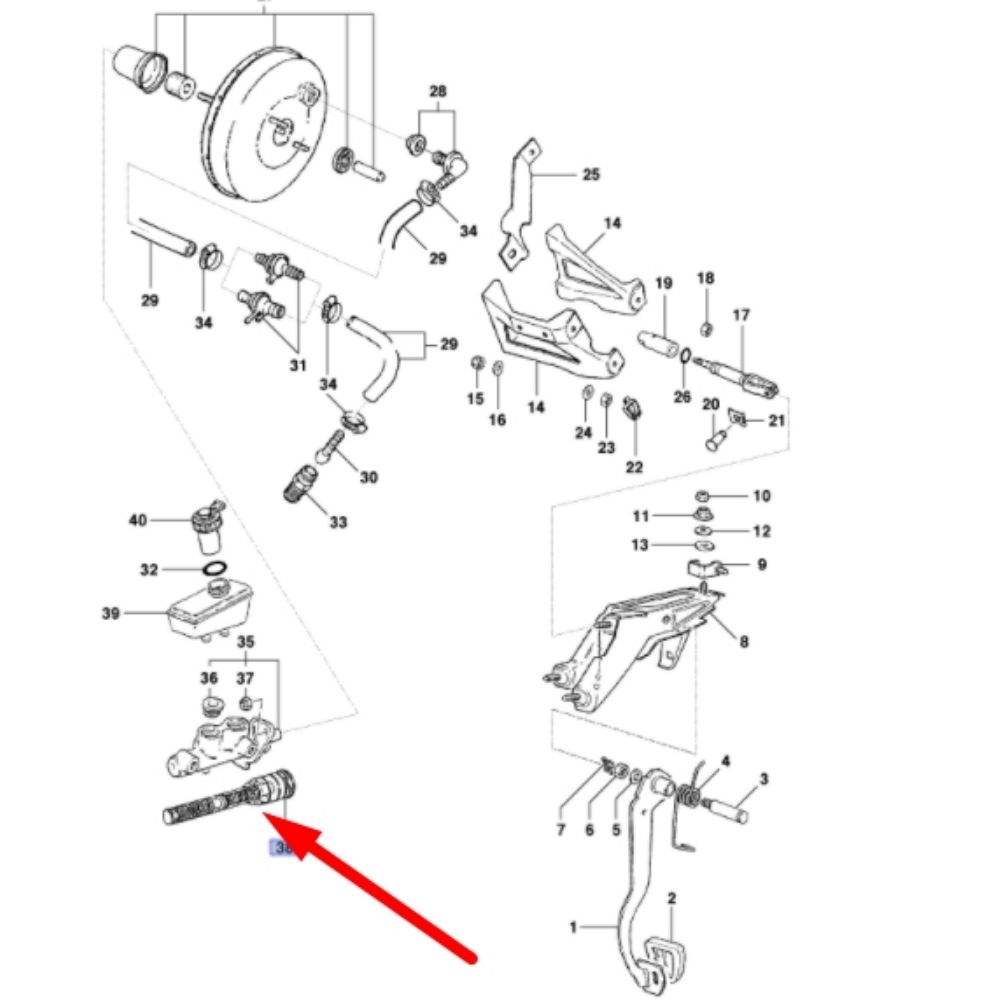 Product Code : 90297380 - Opel Vectra C Brake Cylinder Complete GM Genuine 90297380 - 1605705