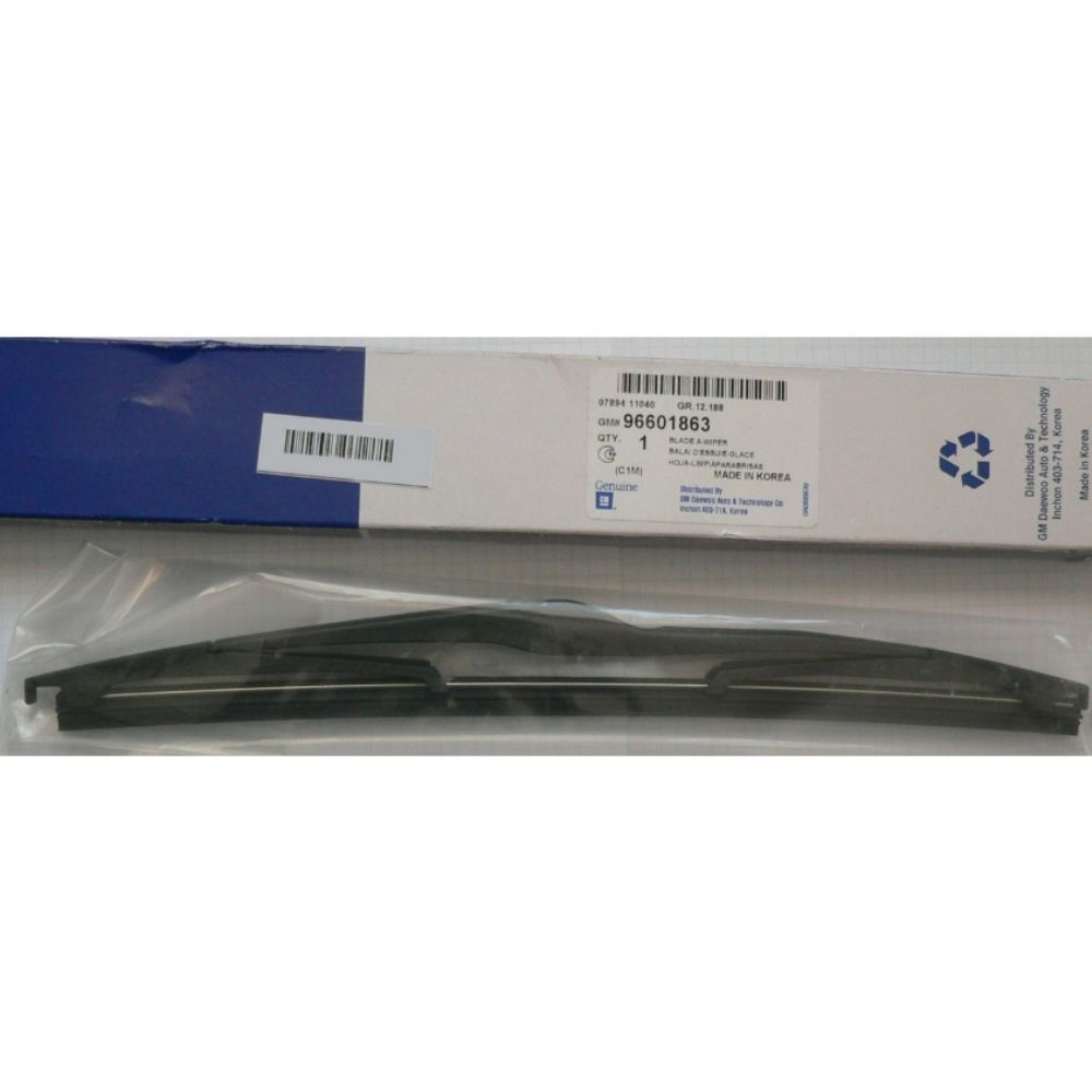 Chevrolet Spark Rear Trunk Window Wiper Blade GM Genuine 96601863